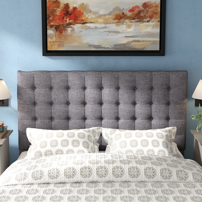 Three Posts Higham Upholstered Panel Headboard & Reviews Wayfair